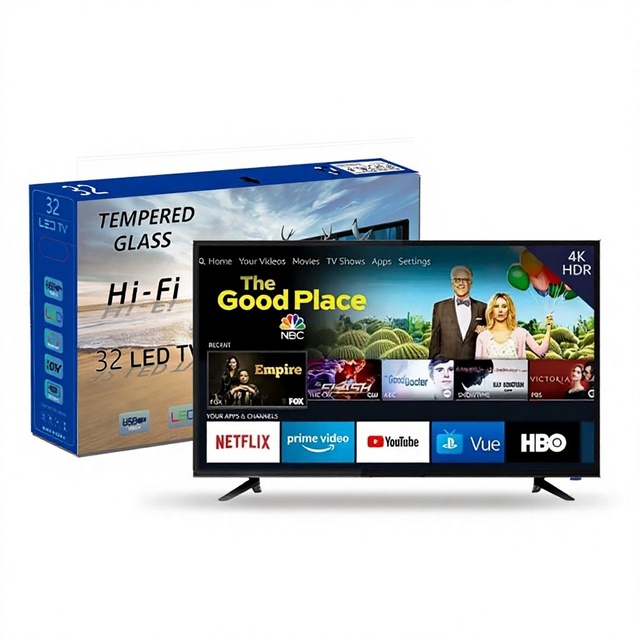 Weier Factory OEM Custom 32-85 Inch Smart Android 4K UHD LED TV with for Interface 60Hz Refresh Rate