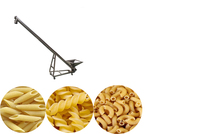 Macaroni/spaghetti à vis unique industriel de tuyau droit faisant la machine d'extrudeuse chaîne de production automatique de pâtes