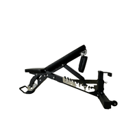 Banc de musculation pliable multifonctionnel réglable pour l'entraînement en force avec appui-tête réglable
