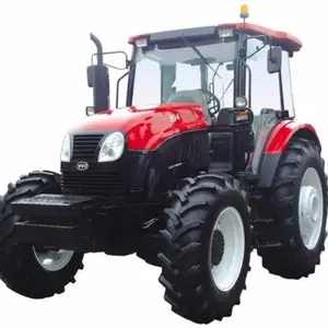 Tracteur à roues YTO LX904 de marque chinoise d'occasion 90hp en bon état machine de travaux agricoles bon marché prix à vendre