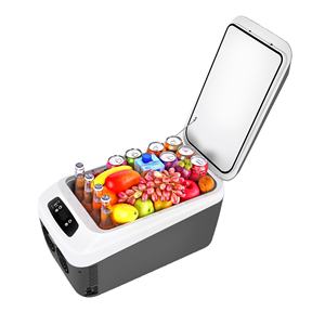 Meilleur <span class=keywords><strong>prix</strong></span> approvisionnement d'usine 30L mini réfrigérateur de voiture avec 12 24V DC 110-240V AC 12v réfrigérateur de voiture Réfrigérateur électrique portable - Product Image 3