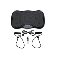 CE ROHS ISO Vertikales Vibrationsboard Ganzkörper-Fitness-Massagegerät Vibrationsplattform mit Fernbedienung und Seil