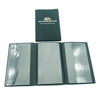 Carpeta de PVC Suave Premium, Carpeta de Plástico Personalizada, Portadocumentos para Vehículos, Portadocumentos para Automóviles, Funda Impermeable para Documentos