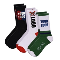 Chaussettes en coton décontractées pour hommes de haute qualité avec logo personnalisé, confortables, antibactériennes, avec logo sur le bas, sublimation, ODM, vente en gros