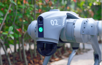 Robot chien intelligent Unitree Go2 Air, best-seller, autonome, adapté aux terrains accidentés, interactif par la voix, compagnon robotique