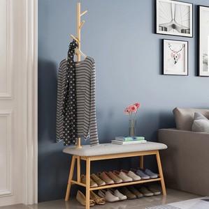 New Giày Đơn Giản Thay Đổi Phân Rắn Gỗ Hộ Gia Đình Giày Thay Đổi Thiết Bị Trong Phòng Khách - Product Image 2