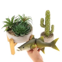 Poisson de décoration artificiel de 30 cm, perche réaliste, faux poisson pour la maison, Noël, Halloween, festival