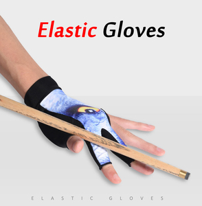 Boodun 3 Finger Billiards Pool <b>Gloves</b>, Left & Right Hand Universal Snooker Cue <b>Glove</b>, Premium Non-Slip Breathable Professional - Product Image 1