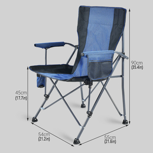 <span class=keywords><strong>Sillas</strong></span> Plegables Portátiles de Oxford 600D Modernas para Exteriores, Camping, Senderismo, <span class=keywords><strong>Playa</strong></span>, Pesca, Jardín, Picnic, Hotel, Respaldo Alto - Product Image 3