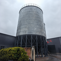 Silo à céréales isolé résistant aux intempéries |   Galvanisation à chaud avec panneau thermique, capacité de 100t à 10000t, économie d'énergie pour le stockage des semences
