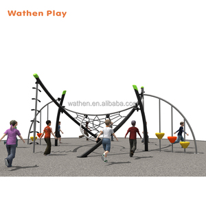 Haute qualité enfants Jungle Gym corde filet escalade enfants entraînement physique équipement de terrain de jeu en plein air pour parc d'<span class=keywords><strong>aventure</strong></span> - Product Image 1