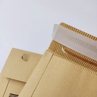 Enveloppe express en papier kraft rembourré compostable enveloppe antichoc biodégradable sacs d'expédition