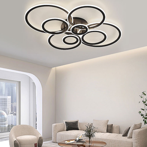 2025 phong cách Bắc Âu Trần đen ánh sáng mới dẫn khí quyển đèn cho phòng khách nhà văn phòng bảo vệ mắt <span class=keywords><strong>Net</strong></span> đỏ làm Acrylic - Product Image 6