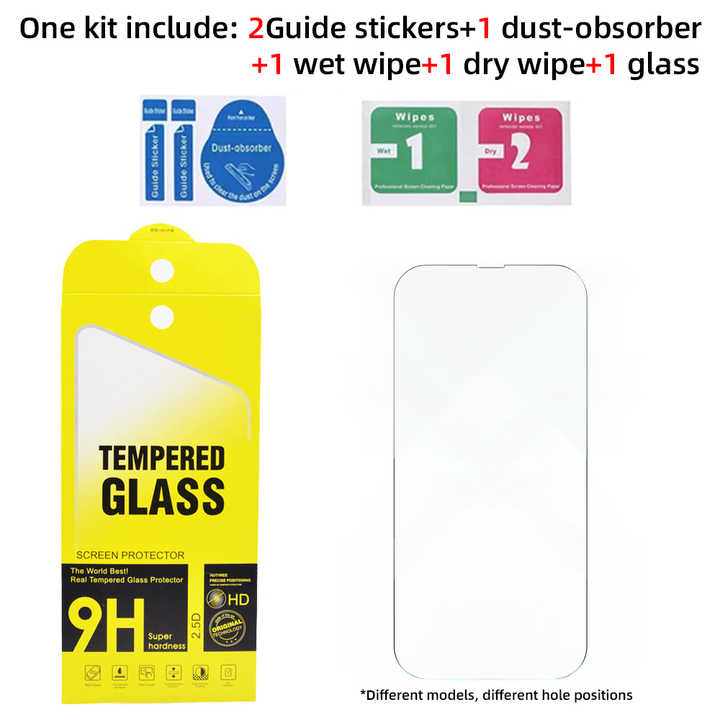 Pellicola In Vetro Temperato NEWTOP Per Wiko Harry 2, 2 Pezzi, 9H, 0,33mm, Trasparente, Antiurto, Con Kit Applicazione
