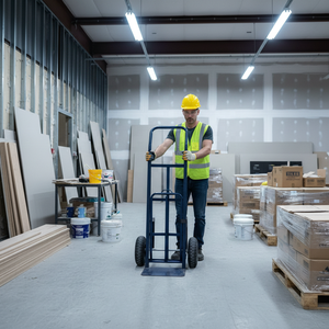 Carretilla y Carro de Mano 2 en 1 de Acero Resistente con Capacidad de 250 kg para un Almacenamiento y <span class=keywords><strong>Transporte</strong></span> Eficientes - Product Image 6