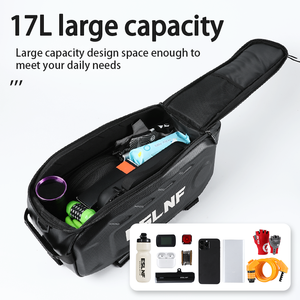 <span class=keywords><strong>17L</strong></span> EVA montagne vélo siège arrière sac <span class=keywords><strong>de</strong></span> rangement <span class=keywords><strong>selle</strong></span> sac à bandoulière vélo <span class=keywords><strong>sacoche</strong></span> support étanche vélo sacs - Product Image 4