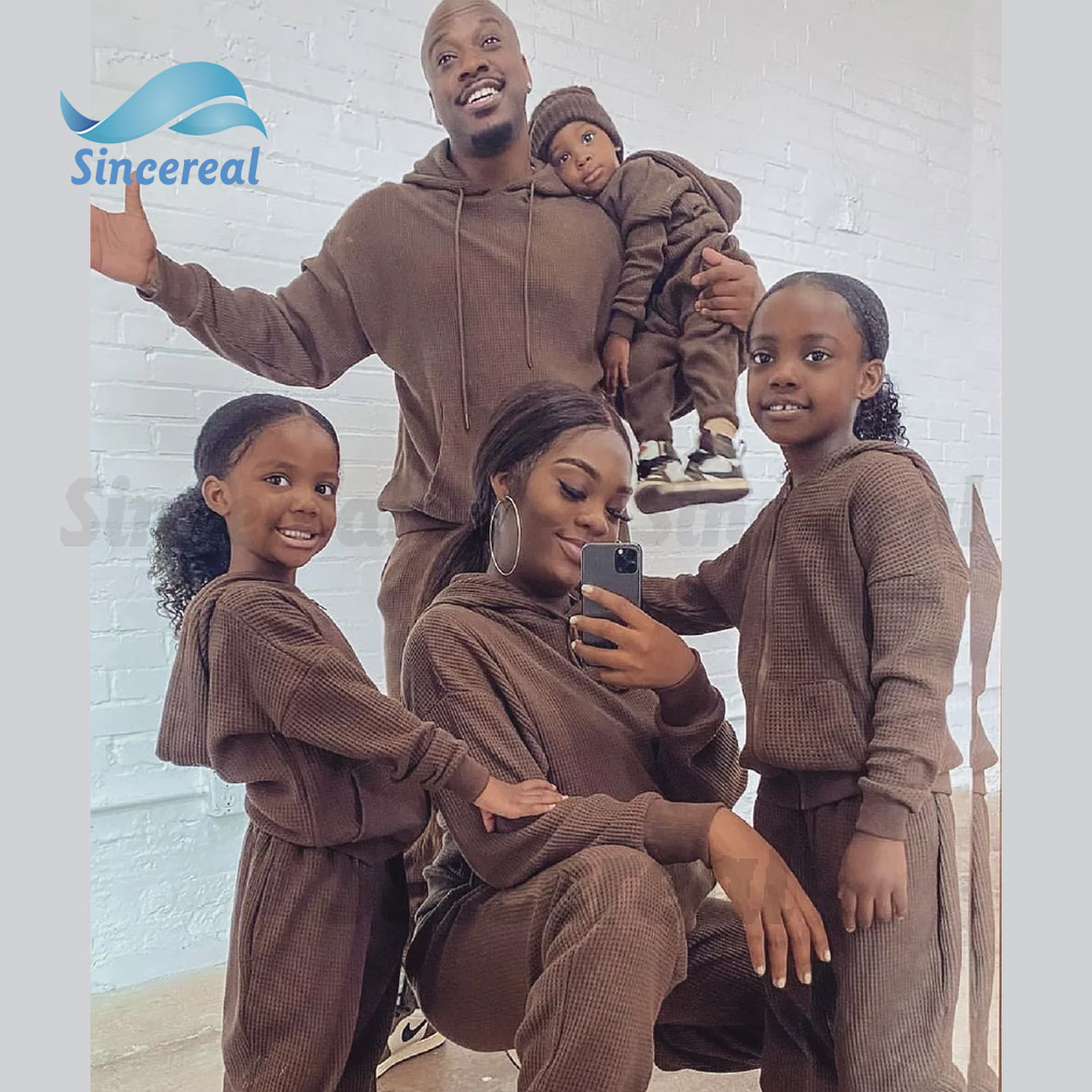 Matching Outfits Family Sweatsuits Hoodie Matching Tracksuit