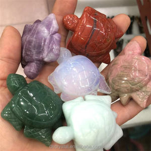Preço de fábrica pedras artesanais naturais ametista dente flor áspero tartaruga crua artesanato Escultura para quarto fengshui decorações - Product Image 6