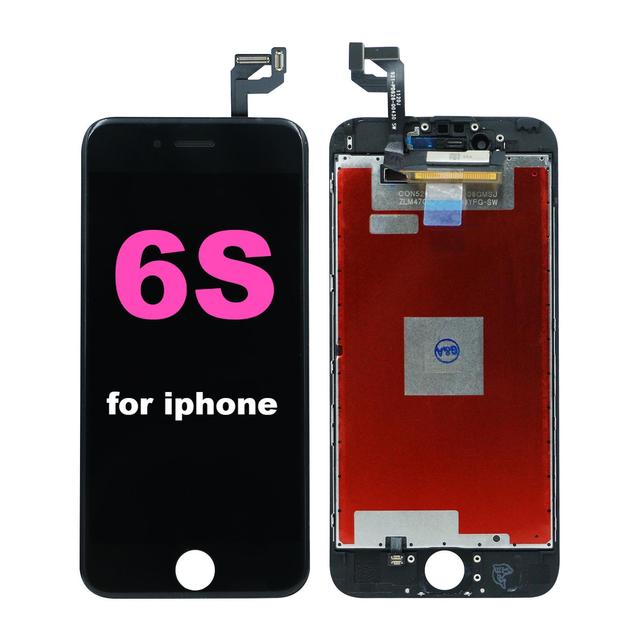 Factory Wholesale 6 6s 6sp Replacement Screen Lcd Display Bulk Tft Lcd Screen with Back Plate for iphone 6s Digitizer and Screen