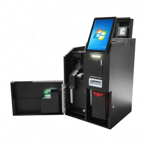 10.1 Inch Touch Screen SDK Service Bill Acceptor&Recycler Payment Kiosk QR <b>Scanner</b> 58mm <b>Printer</b> Self Ordering Kiosk - Product Image 1