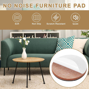 Patins de meubles ronds antidérapants OEM, autocollants en EVA, pieds de meubles antidérapants, protège-planchers <span class=keywords><strong>pour</strong></span> sols en bois dur - Product Image 2