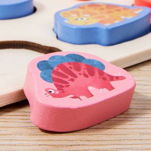 Juguete de apilamiento preescolar, bloques de números y formas, juego de pesca de madera Montessori 5 en 1, clasificador de formas, juego de conteo - Product Image 4