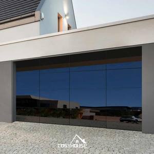 Puertas de garaje plegables de aleación de aluminio modernas de Estándares Australianos para uso en exteriores Control remoto completamente automático - Product Image 4