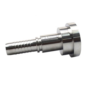 Thép không gỉ áp lực cao Hose End connector swaged thủy lực SAE mặt bích ống thẳng phụ kiện sanheng - Product Image 2