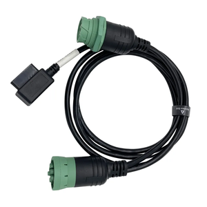 Tùy chỉnh nhiệm vụ nặng nề xe tải Scanner GPS Tracker J1939 9pin nam nữ & 16pin OBD Chẩn Đoán Y Splitter Cáp - Product Image 3