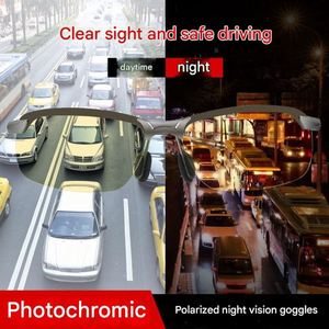 Gafas de Sol Polarizadas con Marco de Aleación para Hombre y Mujer, con Logotipo Personalizado, Protección UV400, Fotocromáticas, Visión Nocturna - Product Image 3