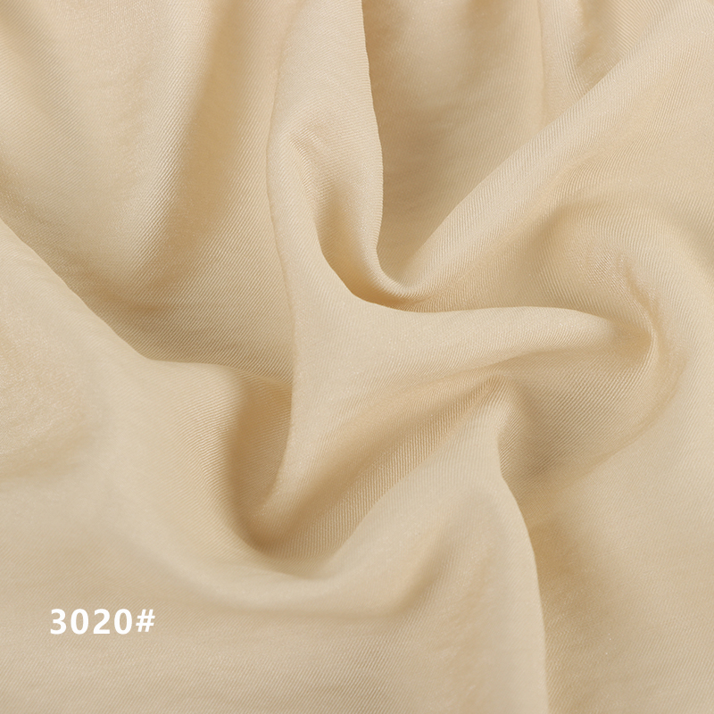 Twill Rayon-Nylon Blended Woven Fabric 102gsm Micro-wrinkled Soft Skin-friendly Breathable Anti-static Shirt Dress Fabric