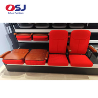 Chaises télescopiques électriques OSJ, sièges de stade rétractables, sièges d'auditorium pliants automatiques