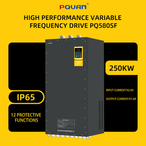 Động cơ công suất định mức 250Kw cho 380V 220V IP65 250Kw đơn/ba pha AC ổ đĩa VFD Vector điều khiển biến tần - Product Image 2