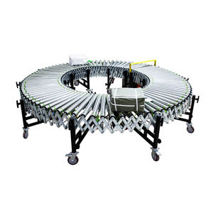 LIANGZO uzatılabilir standart esnek motorlu elektrikli teleskopik otomatik makaralı konveyör - Product Image 2