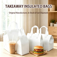 Sacs isothermes jetables en papier kraft et feuille d'aluminium pour la restauration commerciale - Vente en gros