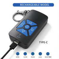 Télécommande rechargeable 2 canaux multi-fréquences 260-868 MHz pour clonage face à face, copieur de clé de volet roulant