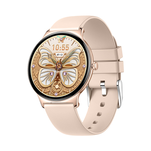 <span class=keywords><strong>Montre</strong></span> connectée ultra-fine V89 pour femmes, écran AMOLED de 1,43 pouce, bracelet en silicone, cadrans personnalisés, suivi de la forme physique, appels, messages - Product Image 5