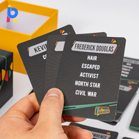 Tarjeta de Juego Personalizada Premium para Fiestas Familiares Nocturnas, Cartulina Gruesa con Acabado Mate, Ecológica, MOQ Bajo