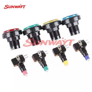 Interruptor de Botón LED Redondo de 45 mm con 5 Colores para Máquinas de Arcade y Grúas - Product Image 2