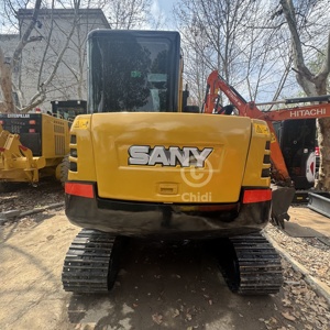 Excavadora hidráulica sobre orugas Sany SY60CPro de 6 toneladas usada, miniexcavadora pequeña de segunda mano, maquinaria de construcción en venta SY75C SY95C - Product Image 5