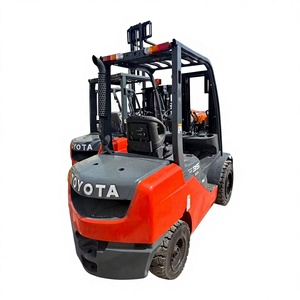 Original Painting 3.5tons diesel Forklift Used Condition toyot 8fd35 3 Tons <b>Lifter</b> with three stages - Product Image 1