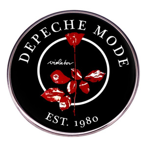 Broche tendance Depeche Mode, épinglette populaire et innovante, emblème en alliage métallique plaqué quartz - Product Image 1