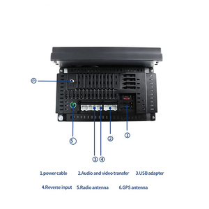 <span class=keywords><strong>Radio</strong></span> con gps para coche, reproductor con android, pantalla táctil HD, mp5, estéreo, mirror link, wifi, 7 pulgadas, doble 1DIN - Product Image 5
