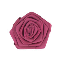6cm 6-Coin Ruban Rose pour Enfants Cheveux Accessoire Corsage Chaussure Pet Ornement Fleur Vêtements Accessoires