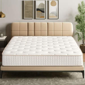Surmatelas hybride en latex souple Lit simple Maison Dortoir <span class=keywords><strong>Appartement</strong></span> locatif Antidérapant Respirant Housse amovible Chambre <span class=keywords><strong>à</strong></span> coucher - Product Image 3