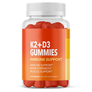 TLy OEM Vegan bổ sung vitamin D3 + <span class=keywords><strong>K2</strong></span> Gummies cho khỏe mạnh xương cơ bắp Vitamin tổng hợp Gummies - Product Image 1