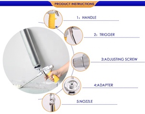 OEM fai da te Factory direct hand tools no -clean on floor decoration wall foam gun per calafataggio - Product Image 6