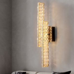 Quality Low Price Good Price Hotel Mount wall <b>sconce</b> light Modern Nordic luxury crystal wall lamp led for corridor <b>lighting</b> - Product Image 3