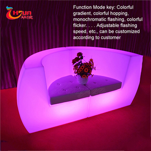Moder cambio di colore esterno interno Led illuminata luce Bar divano <span class=keywords><strong>e</strong></span> tavolino luci combinazione - Product Image 4