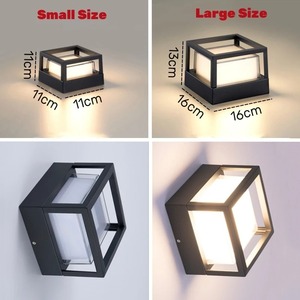 Lámpara de Pared LED Inteligente Cuadrada, Lámparas de Pared Inteligentes Wifi RGB, Aplique Regulable por Aplicación, Luces Decorativas de Jardín Impermeables AC85-265V - Product Image 5